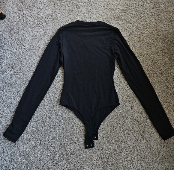 SKIMS Onyx Crew Neck Bodysuit Size Small - Picture 3 of 4